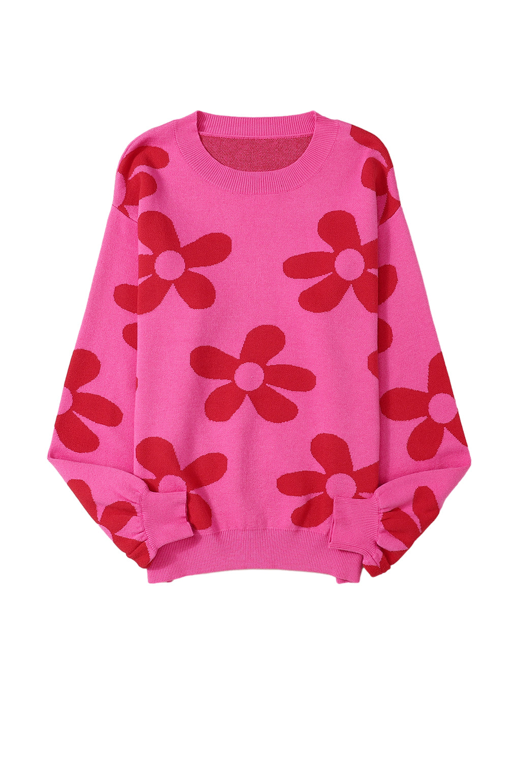 Rose Big Flower Sweater