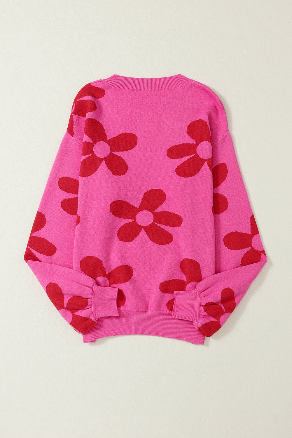 Rose Big Flower Sweater